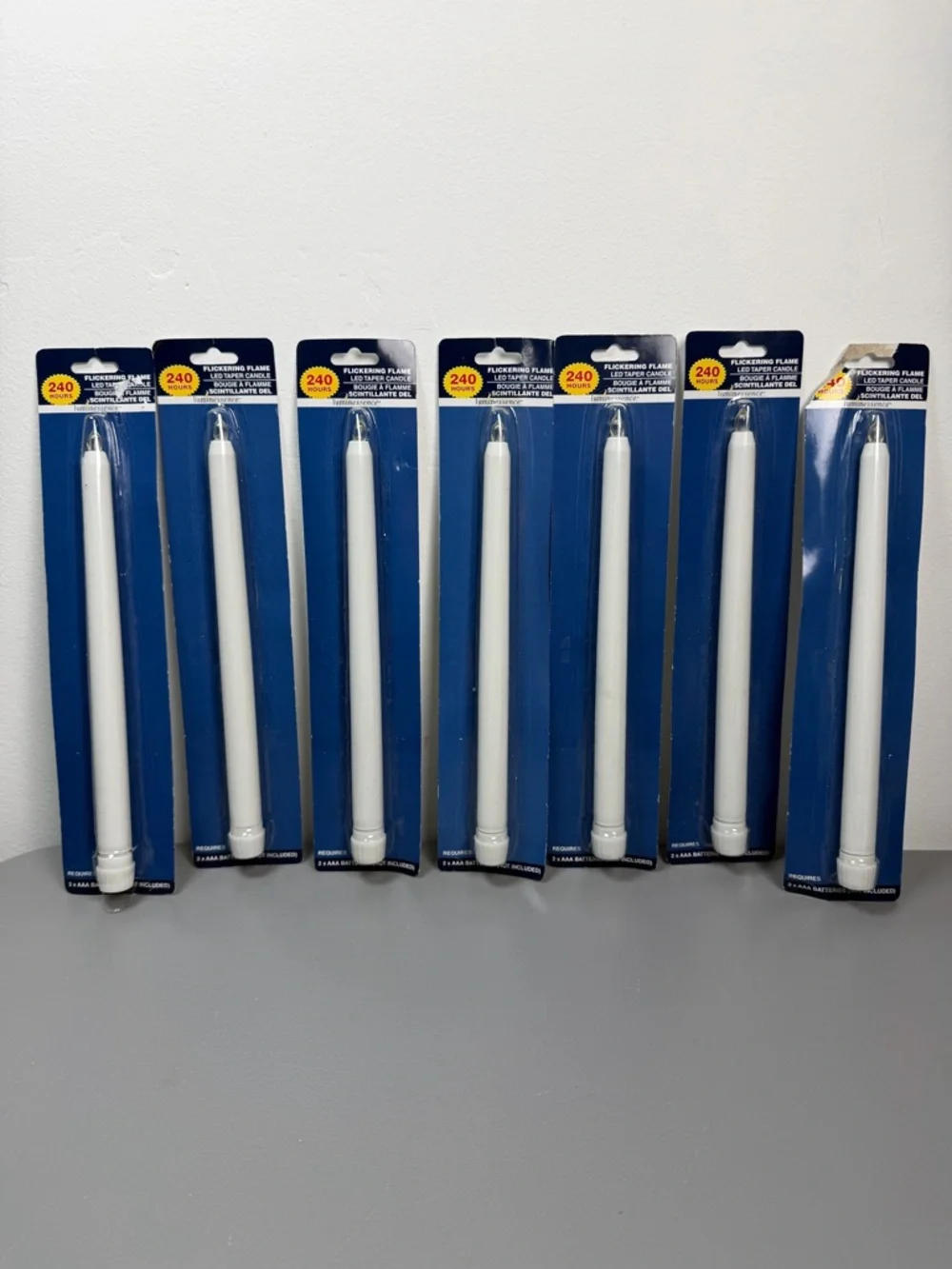 Luminessence SevenFlameless LED Taper Candles,10-1/2” **USA SELLER*FAST SHIPPING